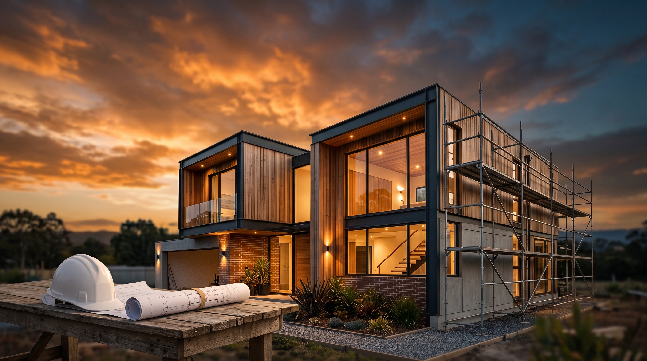 Casa moderna construida por RenovaStruct